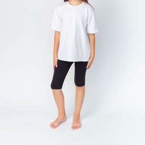 Футболка белая, ткань кулирка пенье, 92% хлопок/8%эластан, размеры 92-164