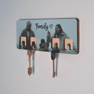 Ключника  из дерева с термотрансферной печатью фото