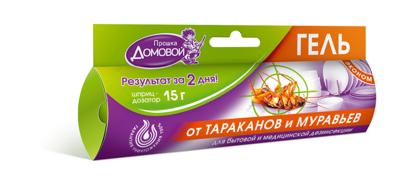Гель от тараканов ДОМОВОЙ 15гр