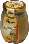 Арахисовый мед. Состав: мёд цветочный натуральный, арахис.
