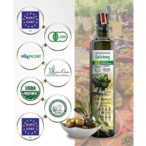 Оливковое масло органическое Extra Virgin Latzimas
В наличии 250 мл, 500 мл стекло, 5л жесть
