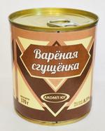 Продукт молокосодержащий сгущенный с сахаром ЗМЖ "Варёная Сгущёнка" М.Д.Ж. 8,5% ж/б, 370 г., крышка, легко вскрываемая с кольцом ТУ 10.51.56-001-76710916-2024