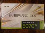 MSI RTX 5070 TI 16G INSPIRE 3X OC 16GB GDDR7 Graphics Card