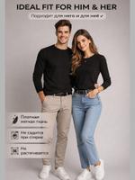 Лонгслив черный. Футболка с длинным рукавом LH2400001