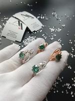 Серьги из серебра 925 пробы "Анастасия" 0226ПД 0226ПД