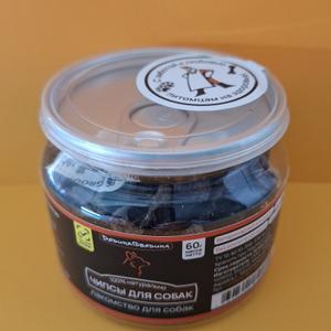 банка .чипсы из говядины.нетто 60гр. срок годности 12 месяцев.