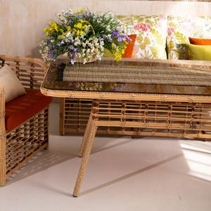 Обеденный стол Блисс из искусственного ротанга от Malacca