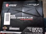 Материнская плата MSI MPG B550 GAMING PLUS (сокет AM4) AMD B550 ATX черный абсолютно новый MPGB550GAMINGPLUS