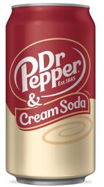 "Dr. Pepper" Cream Soda (Крем сода) 355 мл. шт. ж/б Dr. Peppe