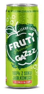 Натуральный сок Яблоко Fruti Gazzz 0,25л, ж\б