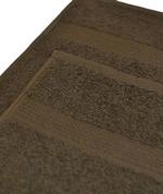 Полотенце махровое с бордюром 70*140 Ituma темно-оливковый 009