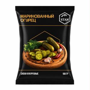 Снеки со вкусом "МАРИНОВАННЫЙ ОГУРЕЦ" 100гр