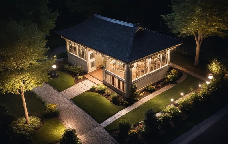 Как я превратил свой тёмный двор в место, где хочется сидеть вечерами — делюсь секретами света