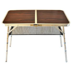 Складной туристический стол для пикника (80х40х70 см) коричневый 0011-1008