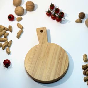 Круглая разделочная доска с ручкой