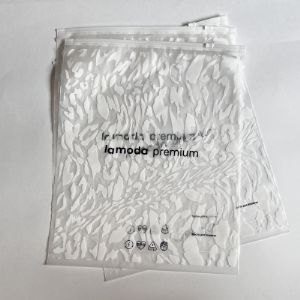 Прозрачный пакет с печатью в 2 цвета