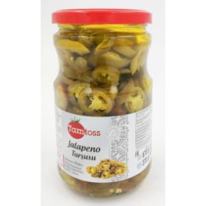 TAMTOS / 340гр / 670гр Маринованные острые перцы Халапеньо (Jalapeno) / 12 шт в блоке