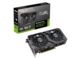 ASUS Dual GeForce RTX 4060 Ti EVO OC Graphics Card, 16GB GDDR6 128-Bit Memory, 2595 MHz Boost Clock, 4352 CUDA Cores, 18 Gbps Memory Speed, PCI Express 4.0, Black 202745