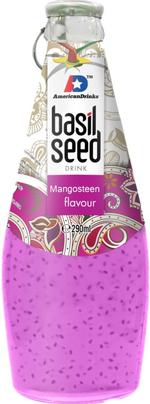 Basil Seed Drink Mangosteen "Тропический Мангустин" Basil Seed