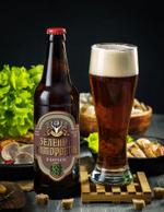 Пиво "Зелёный самородок" в бархате ООО ПК УсАгро бутылка стекло 0,5