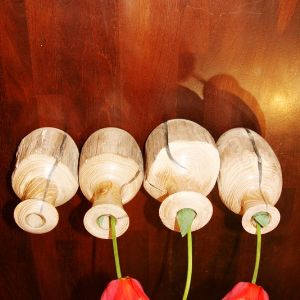 вазы для цветов деревянные 6 видов