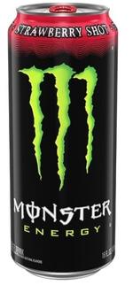 Энергетики Monster Energy Strawberry Shot (Монстр Клубничный Шот) США