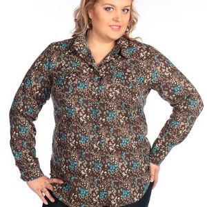 Блуза Даника. Повседневная блуза прямого силуэта с воротничком планкой в стиле &#34;милитари&#34;.