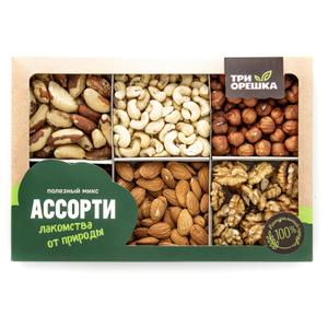 Ореховый микс (картонная коробка с экраном) в ассортименте, весе, наполнении