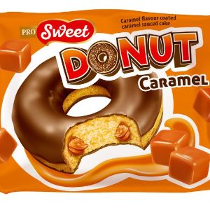 торговая марка  PROSWEET кекс donut caramel 40g