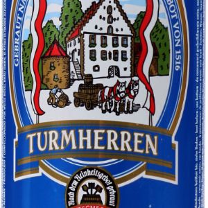Пиво Турмхеррен Лагер  / Turmherren Lager светлое фильтрованное алк.4,9% об. 0,5 л ЖБ (Германия)