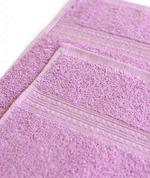 Салфетка махровая с бордюром 40*70 Ituma сиреневый 010