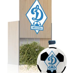 Шарик керамический с эмблемой клуба в деревянном пенале