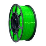 Филамент для печати Пластикофф зеленый флуоресцентный прозрачный PETG 11515-30