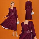 Элегантное Текстурное Миди-Платье Премиум Класса