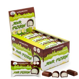 Маршмеллоу в глазури с кислинкой "Sour Fusion"
Вес штучки - 11 г.
Фасовка - 12х36