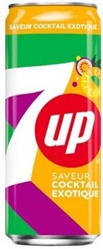 Газированный напиток Севен Ап Экзотический Коктейль (7up Coctail Exotique) 330мл (24)