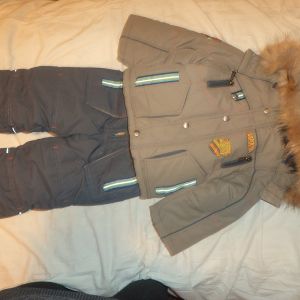 Зимний комплект 3-ка. Куртка+комбинезон+жилетка. Для мальчиков и девочек.