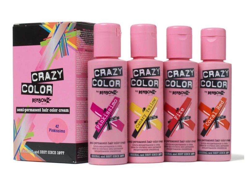 Как смыть краску с волос crazy color