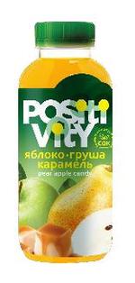 POSITIVITY яблоко-груша-карамель сокосодержащий негазированный напиток