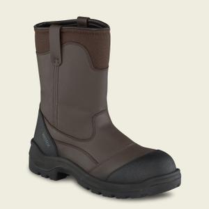 Мужские ботинки Worx от Red Wing
Эти мужские ботинки Worx от Red Wing выполнены из натуральной кожи коричневого цвета. Они обладают противопрокольными свойствами, антистатическими свойствами и неметаллическим носком, что обеспечивает безопасность работника на рабочем месте.