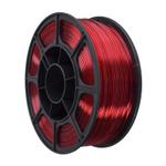 Филамент для печати Пластикофф вишневый прозрачный PETG 11515-14