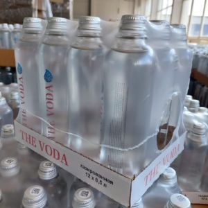 Упаковка природной питьевой воды &#34;THE VODA&#34; объёмом  0,5л