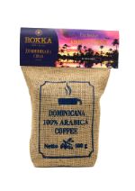 Плантационный свежеобжаренный кофе РОККА Кофе Доминикана, зерно, обжарка средняя (500 г) "ROKKA", джут