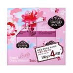 Мыло косметическое с экстрактом розы и вишни Shower Mate Soap Rose & Cherry Blossom 100 г 1/48 195-01100