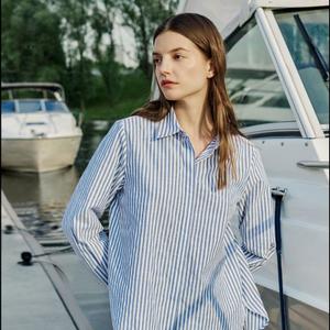 Рубашка женская в полоску