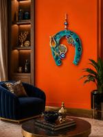 Élysian — Ручная Керамическая Подкова с Глазом от Сглаза (настенное украшение)