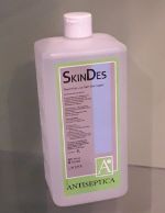 СКИН-ДЕЗ — спиртосодержащий антисептик для обработки кожи, операционного поля, локтевых сгибов 1л.