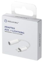 Адаптер Breaking AUX 3.5мм — Lightning (Белый) 24550
