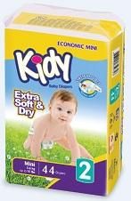Подгузники детские “KIDY” 2 mini (3-6 кг) - 44 шт.