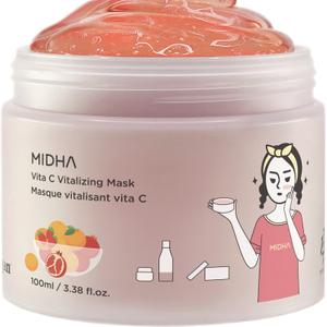 Маска для лица с комплексом витаминов MIDHA Vita C Vitalizing Mask (Wash off) 100 ml